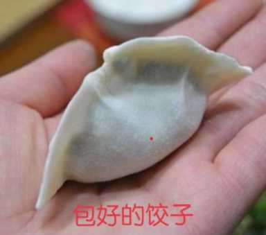 2种饺子包法教程(正方形饺子饺皮包法图片)"