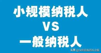 一般纳税人和小规模纳税人有哪些区别？