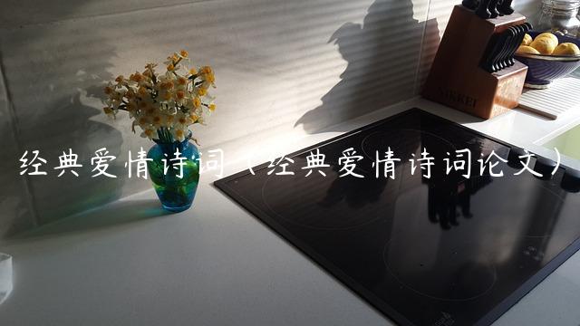 经典爱情诗词（经典爱情诗词论文）