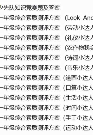 “双减”落地绘蓝图 “五育”并举筑梦想——六全小学一二年级综合测评暨“红领巾争章”活动