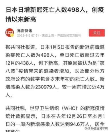 中国或许是世界新冠肺炎“感染人数”和“死亡人数”最少的国家！