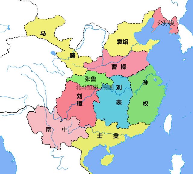 三国时期地图（三国时期地图分布）