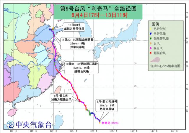 号利奇马台风（九号台风利奇马）"