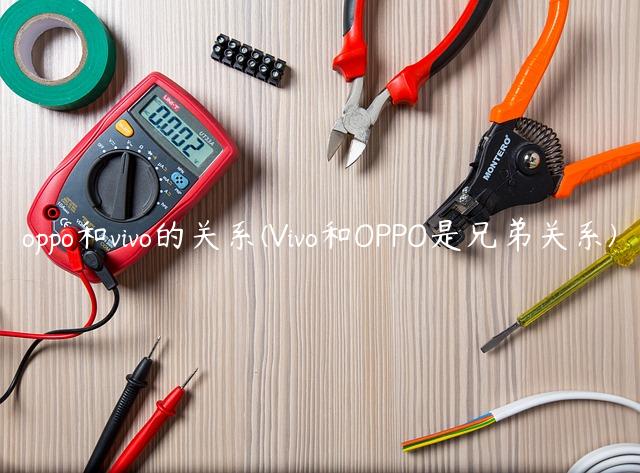 oppo和vivo的关系(Vivo和OPPO是兄弟关系)