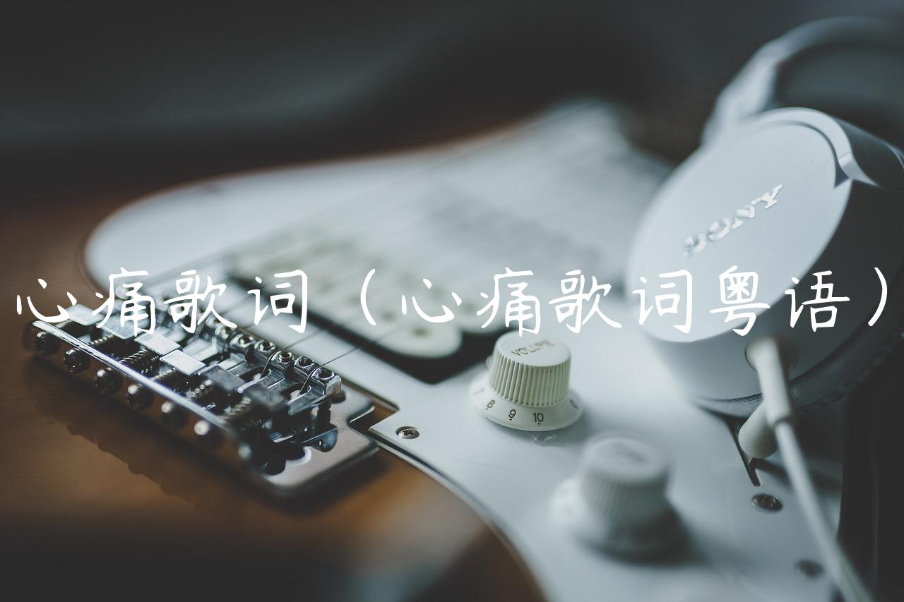 心痛歌词（心痛歌词粤语）