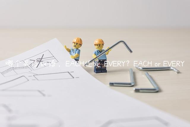 哪个英语口语，EACH还是 EVERY？EACH or EVERY