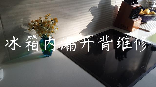 冰箱内漏开背维修