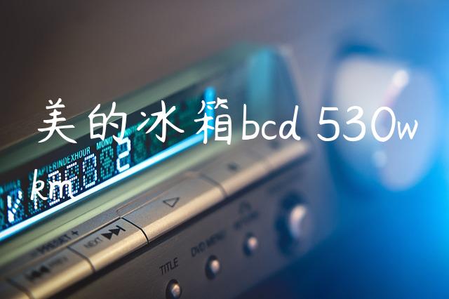 美的冰箱bcd 530wkm